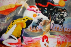 'ÜBER NACHT', 2009, 180 cm x 230 cm , acrylic on canvas