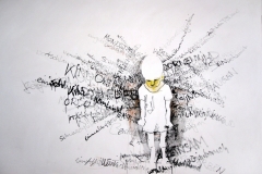'DASKIND', 2011, 200 cm x 300 cm, ink on canvas