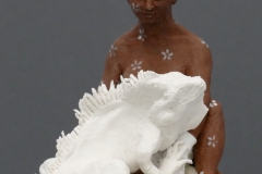 'DRACHENSCHWESTER', 2021, clay, porcelain, concrete