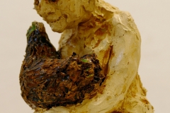 'HÜTERIN', 2017, clay