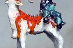 'PARASIT', 2016, 24 cm, paperclay