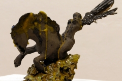 'SCHWALBENREQUIEM', 2018, clay, wax, resin.2