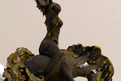 'SCHWALBENREQUIEM', 2018, clay, wax, resin