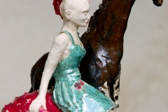 'PUNKAPILZSYMBIOSE', 2016, 29 cm, paperclay