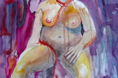 'BARB', 2012, 56 cm x 42 cm, watercolor