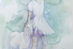'EIGENSINN', 2022, 35cm X 27cm, watercolor