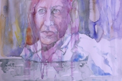 'FÜHLKARG', 2023, 40cm x 30cm, watercolor